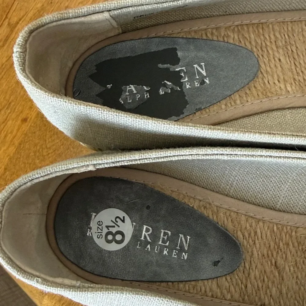 Ralph Lauren “Cecelia” espadrille wedges